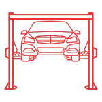 Aantal autobrugeen in garage Automotivetamaz